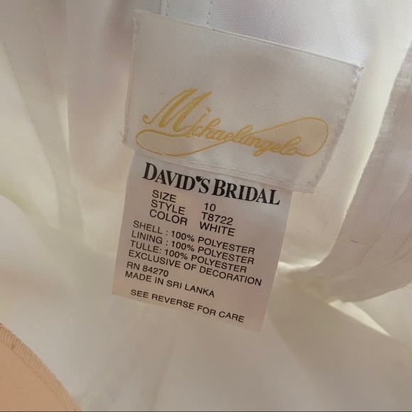 David’s Bridal Michael Angelo Dress - Picture 12 of 13